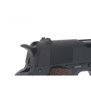 Страйкбольный пистолет GPM1911 - Black Tip GAS-GPM-191-BBB-ECM (G&G)